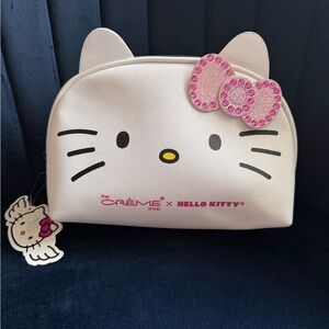 Hello Kitty x The Crème Shop Cosmetic Bag - Cream and Pink